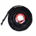 Tig Welding Torch Cable Cover Flame Resistant Cowhide Leather Black Protector 12 Ft Length