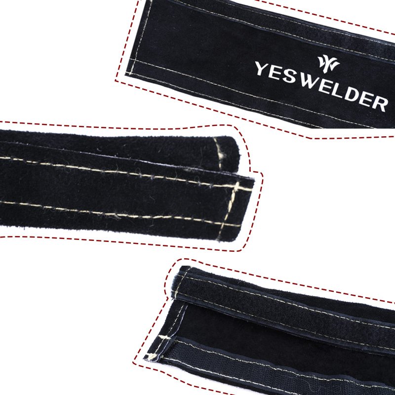 Tig Welding Torch Cable Cover Flame Resistant Cowhide Leather Black Protector 12 Ft Length