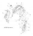 Polaris Snowmobile Side Console Assembly Right Genuine Oem Part Qty 1