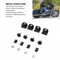16pcs Saddle Bag Locks Mounting Screws Saddlebag Security System Theft Deterrent Bolts Hardware Bolt Nut Kit For Touring Models