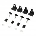 16pcs Saddle Bag Locks Mounting Screws Saddlebag Security System Theft Deterrent Bolts Hardware Bolt Nut Kit For Touring Models