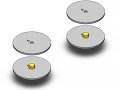 Cor-1200508 Rear Coil Spring Retainer Kit For Jeep Wrangler Tj Lj 1997 2006 3 16 In Laser Cut 4 Round Plate With Grade 8 