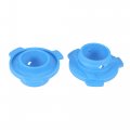 X Autohaux 2pcs 9005 Hb3 Led Headlight Adapter Base Bulb Sockets Retainer Holder Universal For Car Blue