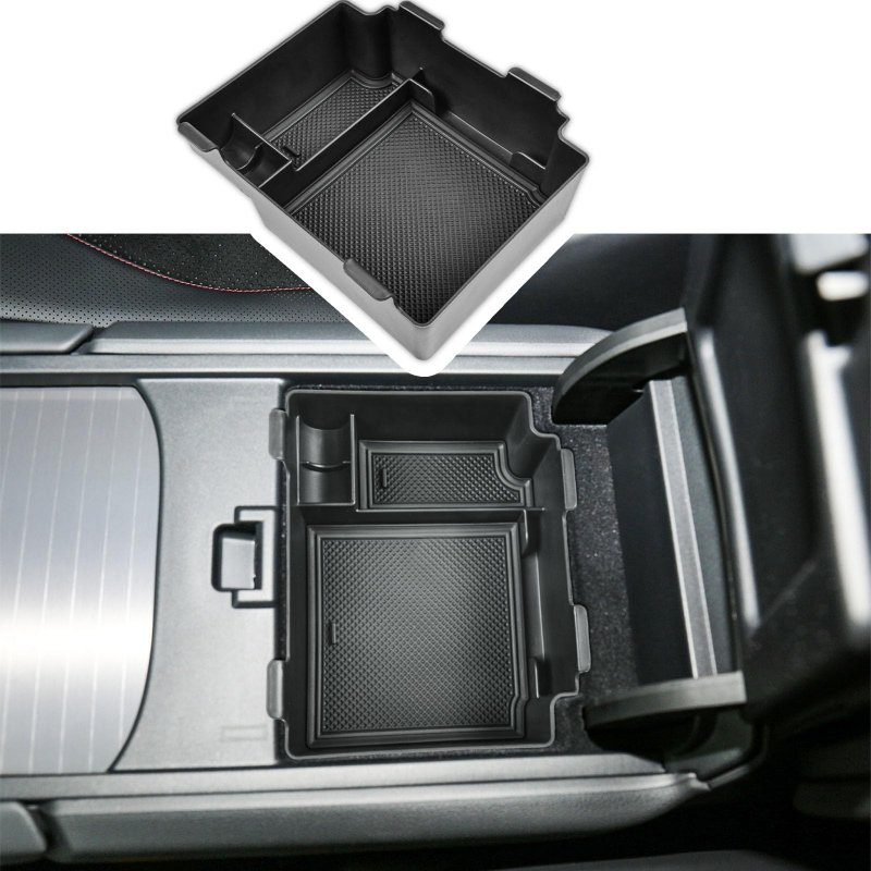 Center Console Organizer Tray For Acura Rdx 2019 2020 2021 2022 2023 2024 Interior Armrest Storage Box With Non Slip Rubber