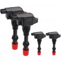 Ocpty Ignition Coil Coils Pack Fits 5c1405 E404 52-1755 For Honda For Civic 1 3l 2003 2004 2005 Set Of 4
