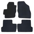Velour Floor Mats For Mazda 3 2010 2013 Custom Fit Front And Rear Black Carpet Liners Anti Slip All Season Full Set 4 Piece 