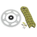 Fits Honda Cr125r 125 R Yellow O Ring Chain Sprocket 13 48 114l