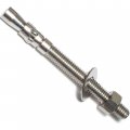Wedge Anchors 1 2 In X 5 Stainless Steel 10 Piece Set With Hex Nuts And Flat Washers Wass-066-10 