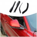 Cherocar For Mustang Rearview Side Mirror Decoration Trim Cover Accessories Ford 2015 2016 2017 2018 2019 2020 2021 2022 Carbon