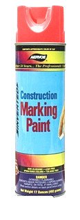 Aervoe 247 12 Pk 17oz Fluorescent Orange Construction Marking Paint
