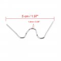 Uxcell Universal Stainless Steel Motorbike Fastener Spring Clip For Round Headlight 5pcs
