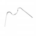Uxcell Universal Stainless Steel Motorbike Fastener Spring Clip For Round Headlight 5pcs