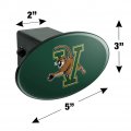University Of Vermont Catamount Logo Oval Tow Trailer Hitch Cover Plug Insert