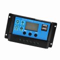 60a 12v 24v Auto Pwm Solar Controller 3 Stage Management Short Circuit Dual Mosfet Reverse Current With Usb Output 50a
