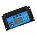 60a 12v 24v Auto Pwm Solar Controller 3 Stage Management Short Circuit Dual Mosfet Reverse Current With Usb Output 50a