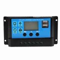 60a 12v 24v Auto Pwm Solar Controller 3 Stage Management Short Circuit Dual Mosfet Reverse Current With Usb Output 50a
