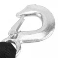 Qiilu 600lbs Hand Winch Crank Strap Gear Polyester For Pickup Trucks Trailers And Other Mobile Applications