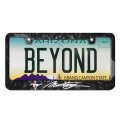 Ipick Image For Ford Mustang Pony And Script Real Black Forged Composite Carbon Fiber License Plate Frame