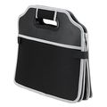 Automotive Collapsible Folding Flat Trunk Organizers For Picnic Travel Car Suv Truck In Black 1 Pack 