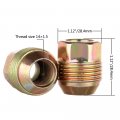 Ocpty 14 5 Wheel Lug Nuts 24pcs Open Gold 1 12 1 04 Oem Factory Replacement For Cadillac Chevrolet Gmc
