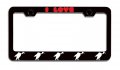 I Love Vultures Logo Black Metal License Plate Frame Tag Holder C93 