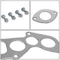 Aluminum Exhaust Manifold Header Gasket Set Compatible With 06-13 Lexus Is250 Is350