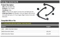 Front Upper Control Arm And Ball Joint Kit Compatible With 2000-2006 Chevy Tahoe