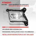 Auto Dynasty Pair Of Full Led Clear Lens Bumper Fog Lights Driving Lamps With Switch Kit Compatible Chevy Silverado 1500