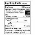 48 Pack Satco S8203 13 Watt T2 Ultra Mini Spiral 2700k Soft White Compact Fluorescent Light Bulb With Gu24 Base48