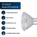 Feit Electric Led Par30l Bulbs 75w Equivalent Dimmable 5000k Daylight 750 Lumens Year Lifetime E26 Base Par30 Flood Lights