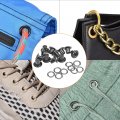 Uxcell Grommets Eyelets With Washers Kit 10 X 5 7mm Alloy Grommet For Diy Or Craft Projects Black 100 Set