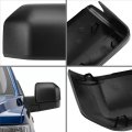 Textured Black Direct Mirror Cover Replace For 2015 2020 Ford F150 Xl Xlt Lariat King Ranch Raptor Platinum Limited Set Of 2 