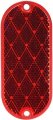 Peterson Manufacturing B479r Red Oblong Reflector 4 