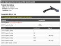 Marketplace Auto Parts Front Right Passenger Side Lower Control Arm And Ball Joint Assembly Compatible With 2014-2019 Toyota