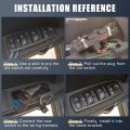 X Autohaux Passenger Side Power Window Switch B32h-66-370 Replacement For Mazda 3 2004-09