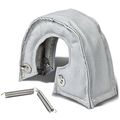T3 Stainless Steel Knitted Mesh Turbocharger Heat Shield Wrap Blanket Silver