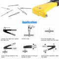 Glarks Heavy Duty Riveter Set 210pcs Aluminum Blind Rivets Assortment Kit And A Professional Pop Rivet Gun For Sheet Metal
