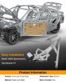 A-premium Power Window Regulator With Motor Compatible Mitsubishi Lancer 2008-2017 Front Driver Side