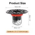 2 Pack Odor Proof Floor Drain Abs Shower Backflow Preventer And Anti Clogging Single Way Valve For Kitchen Bathroom Laundry