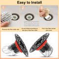 2 Pack Odor Proof Floor Drain Abs Shower Backflow Preventer And Anti Clogging Single Way Valve For Kitchen Bathroom Laundry