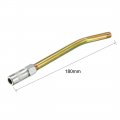 Uxcell 1pcs 1 8 Npt Grease Fitting Standard Metal Extension Tubes With Nozzle Zinc Plated