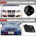 Trimla Front Tow Cover For 09-11 Bmw 3 M Sport E90 E91 Lci Sedan Wagon Fit 318i 320i 328i 325i 325d 335i 6mt Bumper Hook Eye