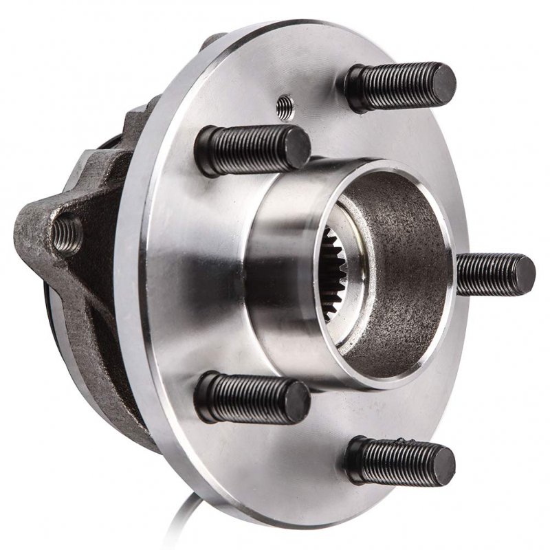 Wheel Hub And Bearing Assembly Front Tay100060 For Land Rover Discovery 2000 To 2004 5 Lugs With Abs Alloy Steel Machined