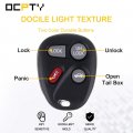 Ocpty 2 X Flip Key Entry Remote Control Fob For Chevy Blazer For S10 Gmc Sierra 2500 Sonoma Yukon 1998-2001 Oldsmobile Bravada