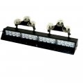Red Blue Quad 2 Led Lightbar 1 Watt Visor Strobe Light 