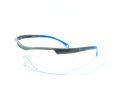 Safety Glasses Ansi Z87 1 And En 166 Clear Anti Fog Scratch Lens 99 9 Uv Protection Blue Ge101caf 12 Pack 