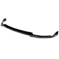 Auto Dynasty 3pcs Car Front Bumper Lip Spoiler Wing Body Kit For Mercedes Benz C-class W205 Amg 19-20 Gloss Black 