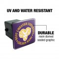 West Chester University Primary Logo Tow Trailer Hitch Cover Plug Insert 2