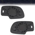 Mirror Glass Power Heated For Chevy Silverado 1500 Gmc Sierra 1999-2006 Fit Cadillac Escalade 2002-2006 Driver Left Passenger 