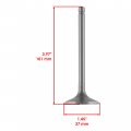 Caltric Intake And Exhaust Valve Compatible With Kawasaki Bayou 300 1986 1987 1988 1989 1990 1991-2004